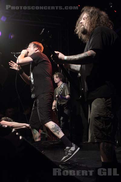 NAPALM DEATH - 2014-04-14 - PARIS - La Fleche d'Or - Mark Andrew Greenway - Shane Thomas Embury - Mitchell Harris